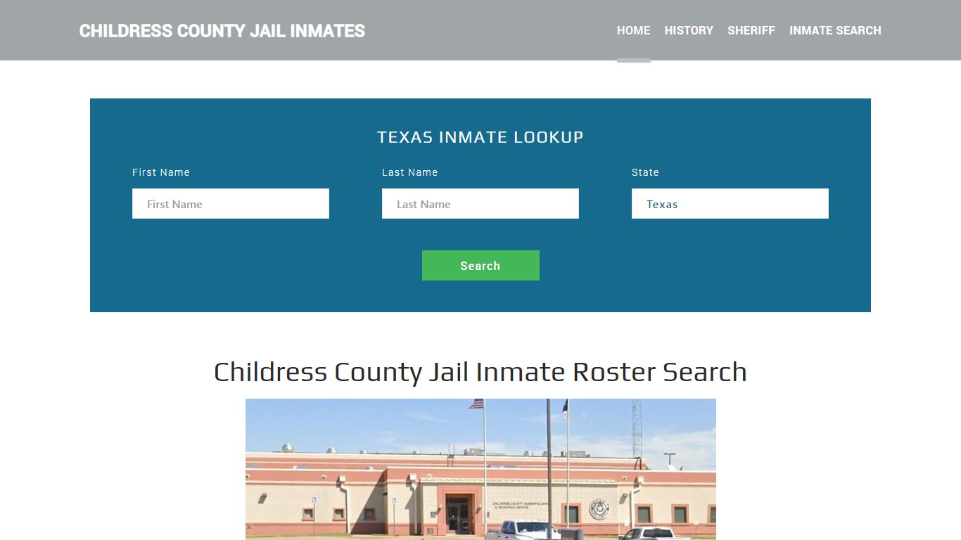 Childress County Jail Inmate Roster Lookup, Childress, TX